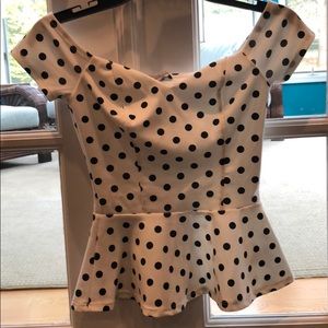 polka dot top